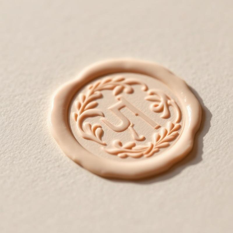 Wax seal design sample