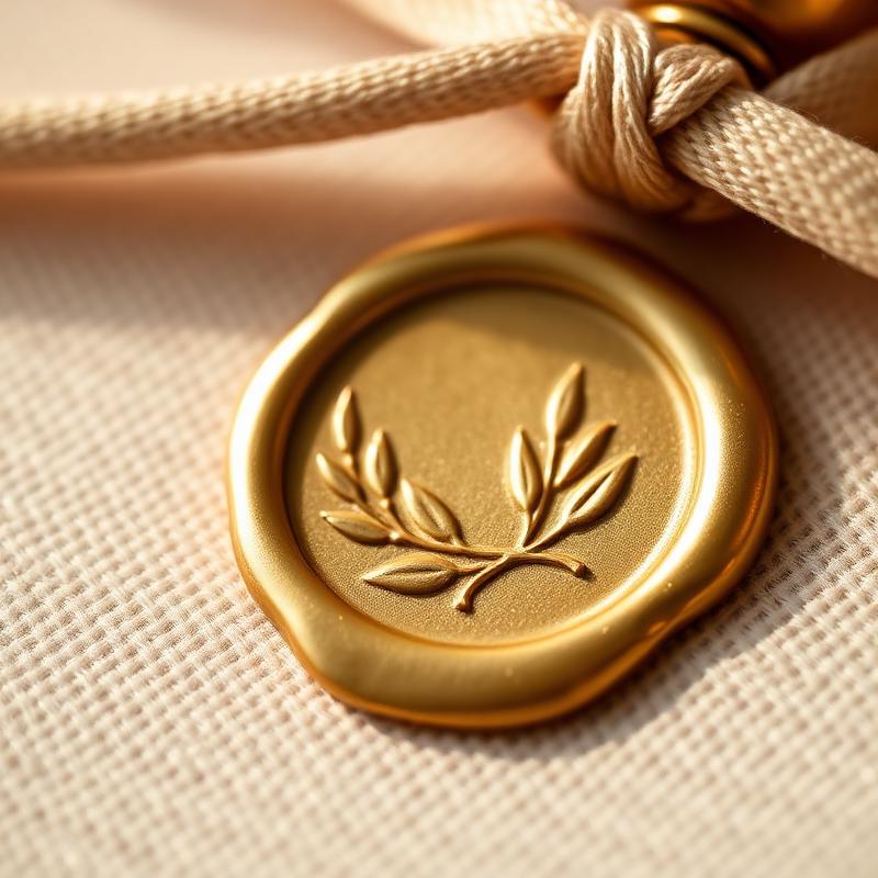Wax seal design sample